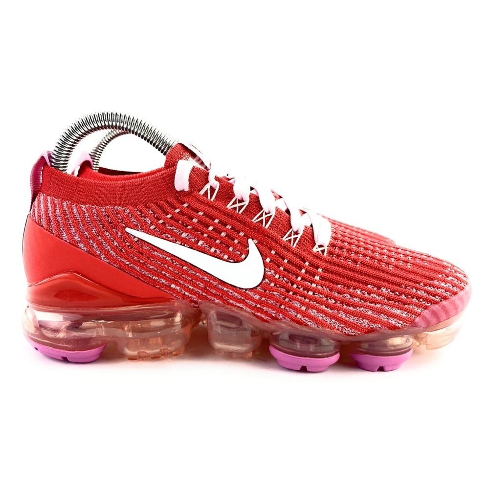 Nike Women's Air Vapormax Flyknit 3 Red Pink Shoes
